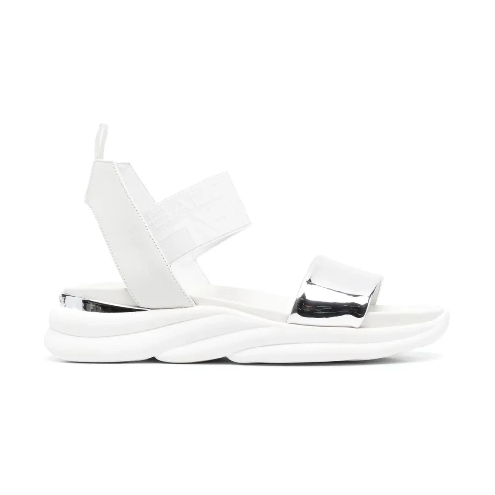 Baldinini Beige Flat Sandals, Female, 8 Uk, Leather Flat Sandals