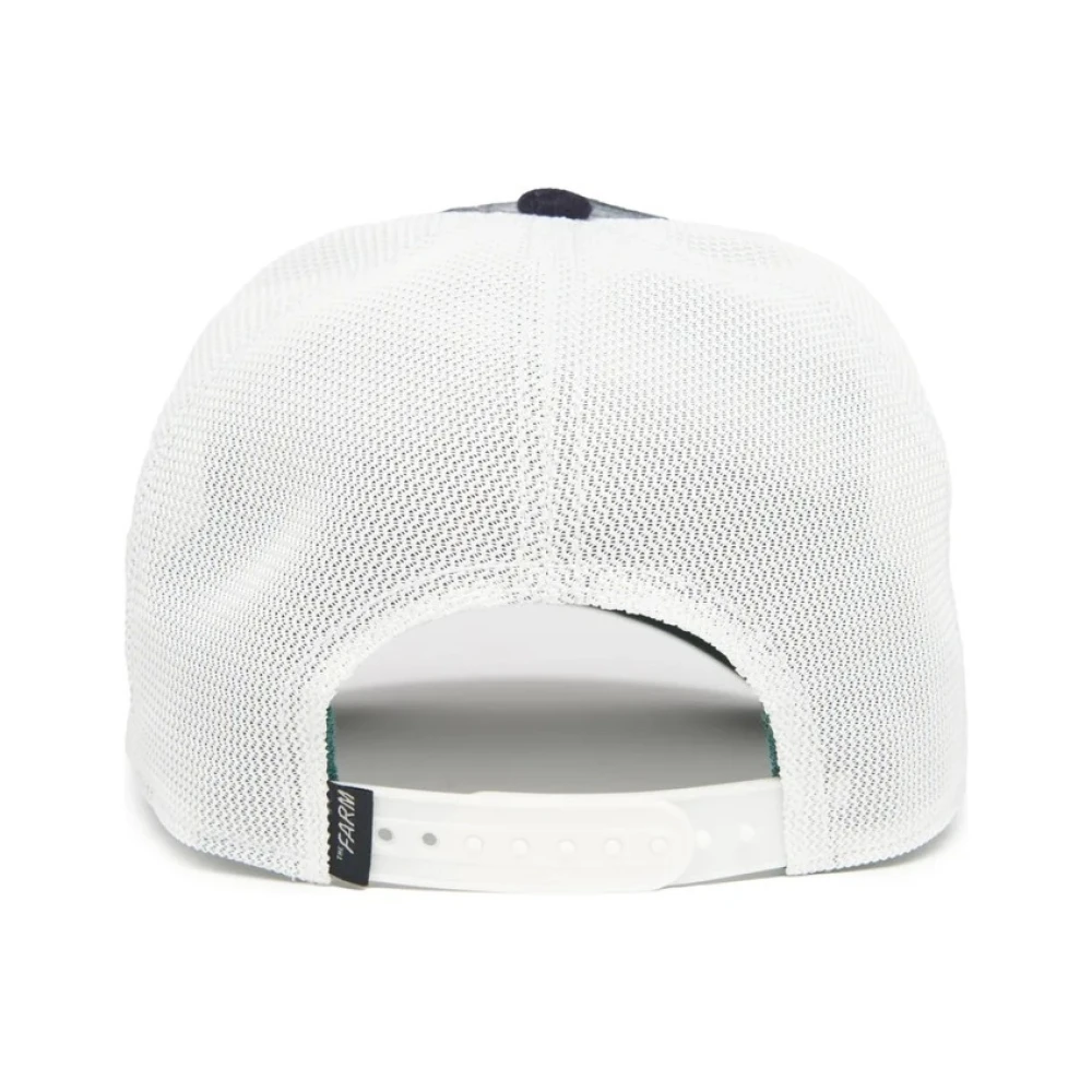 Goorin Bros Moon Cow Trucker Cap in Blauw Ruit Multicolor Heren
