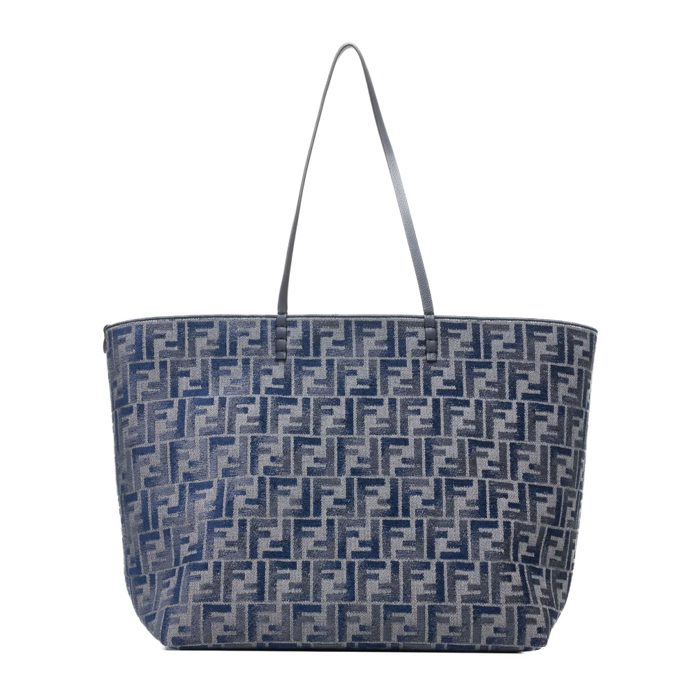 Fendi Totes & shoppers Roll Large Ciniglia Bag in blauw