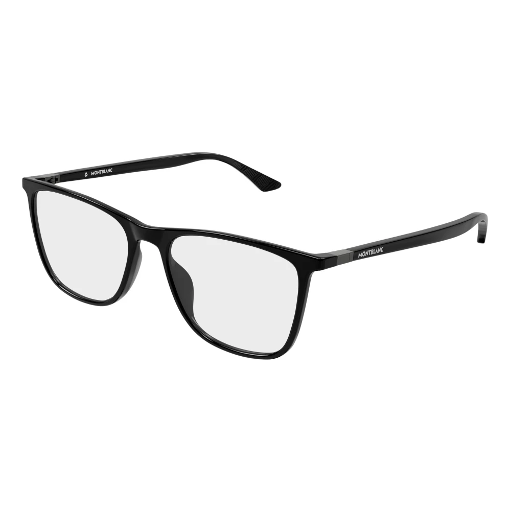Montblanc Transparent Man Mb0510o 001 Optical Frames Acetate Black Squared - Image 2