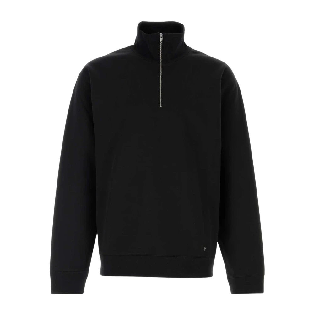Valentino Garavani Cotton Blend Sweatshirt - Male - Sweatshirts - Black - L - Sweatshirts & Hoodies