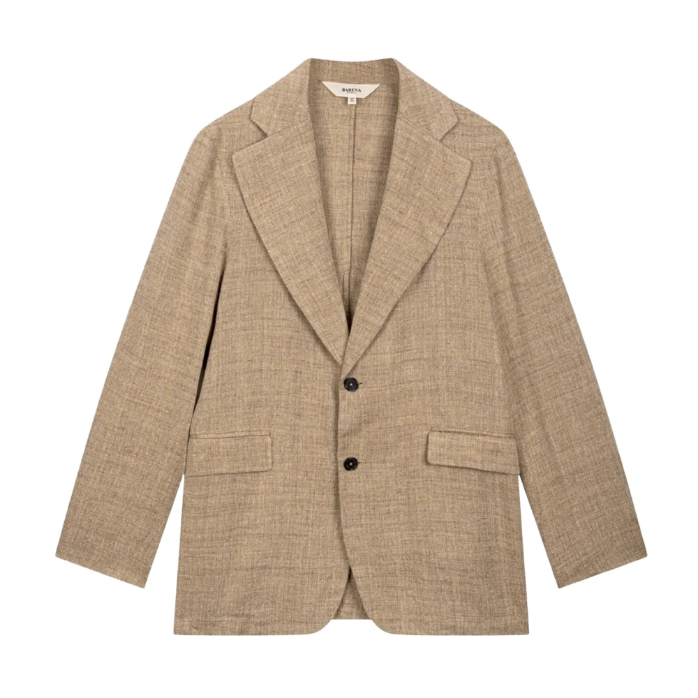 Barena Venezia Women's Beige Blazers, 2XS, Giacca Over Monopetto