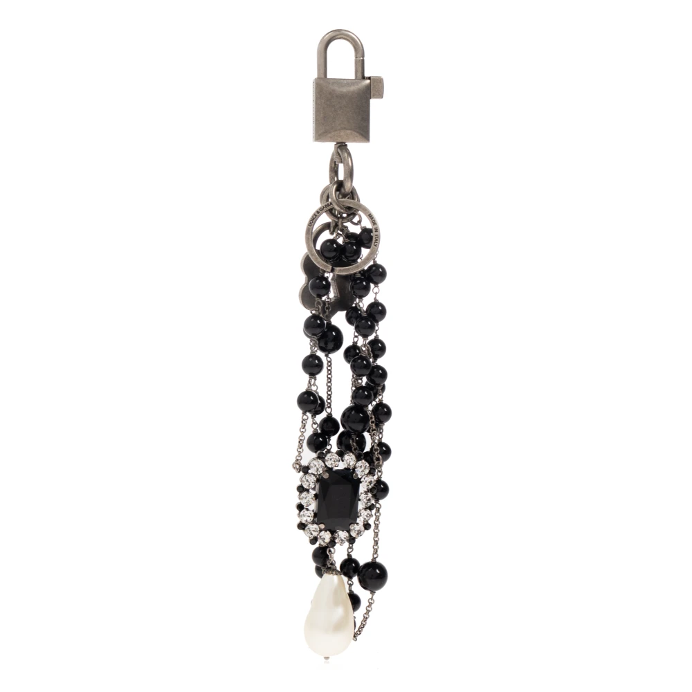 Dolce & Gabbana Vrouw Grijs Tassen Dames, One Size, Charms Sleutelhanger