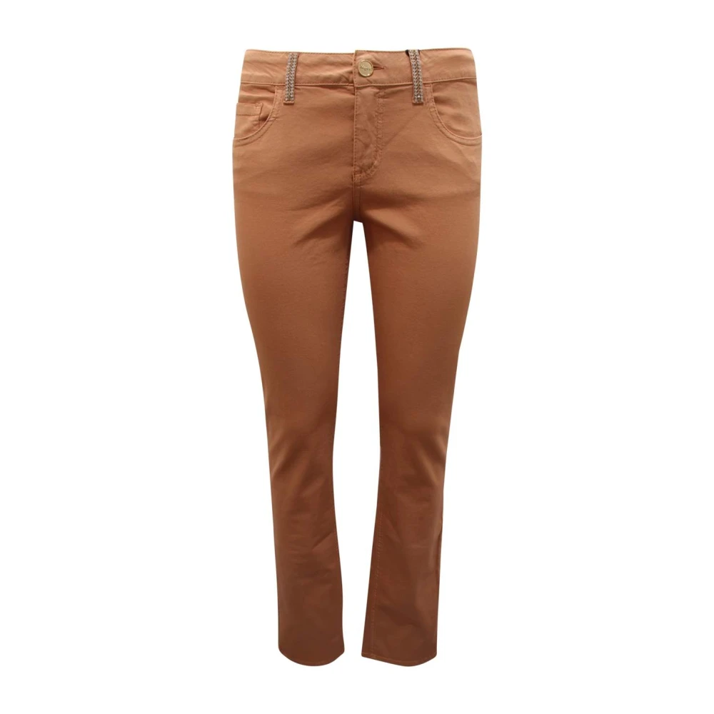 Blugirl Donna Marrone Pantaloni, S, New,