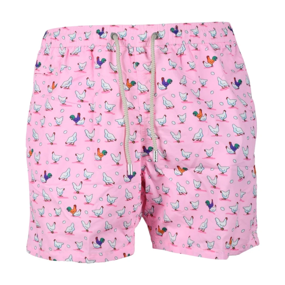MC2 Saint Barth Polyester Boxer Zwemkleding Pink Heren