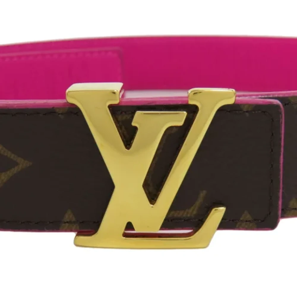 Louis Vuitton Vintage Pre-owned Leather belts Brown Dames