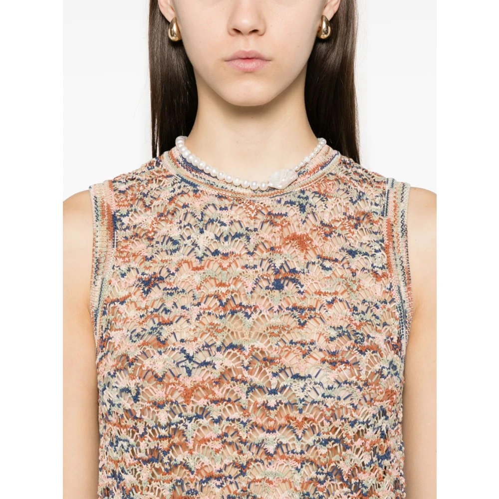 Zimmermann Crop Tank Top Multicolor Stijlvol Multicolor Dames
