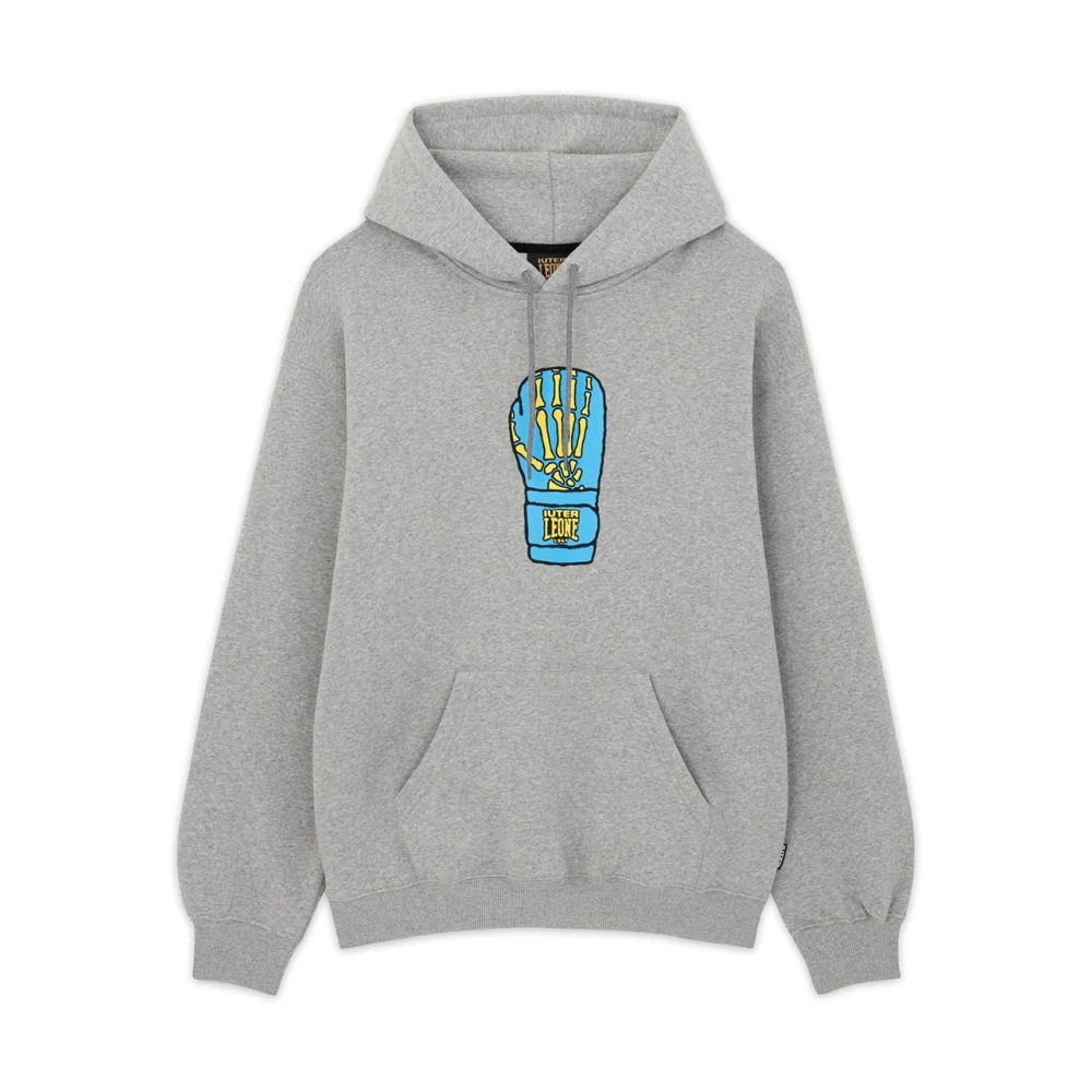 Iuter Grijze Katoenen Hoodie Herfst Winter 2024 Gray Heren