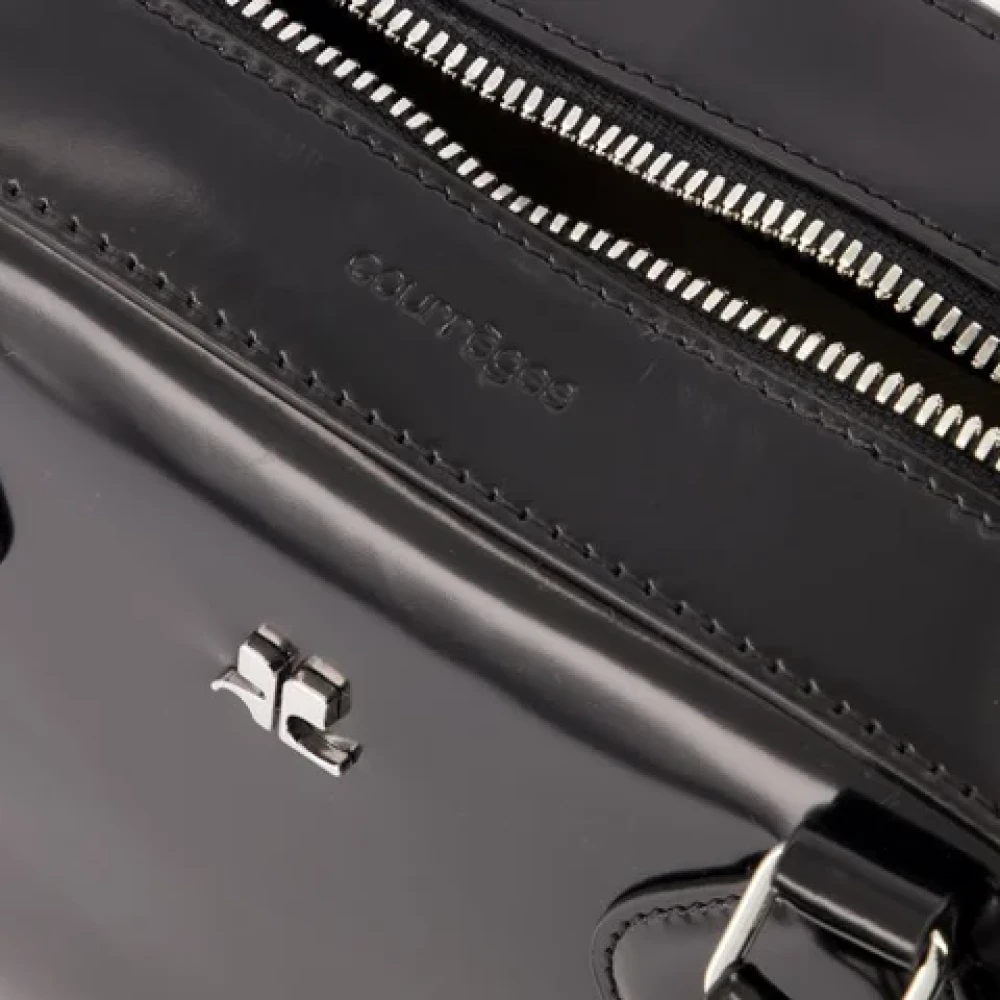 Courrèges Leather handbags Black Dames