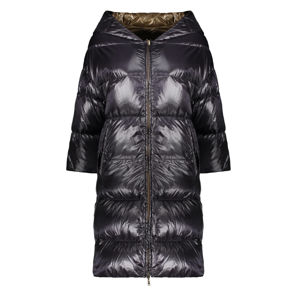 Herno Reversibele Donsjas met Logodetail Blue Dames