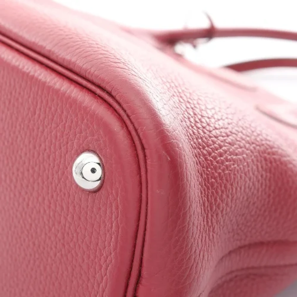 Hermès Vintage Pre-owned Leather handbags Pink Dames