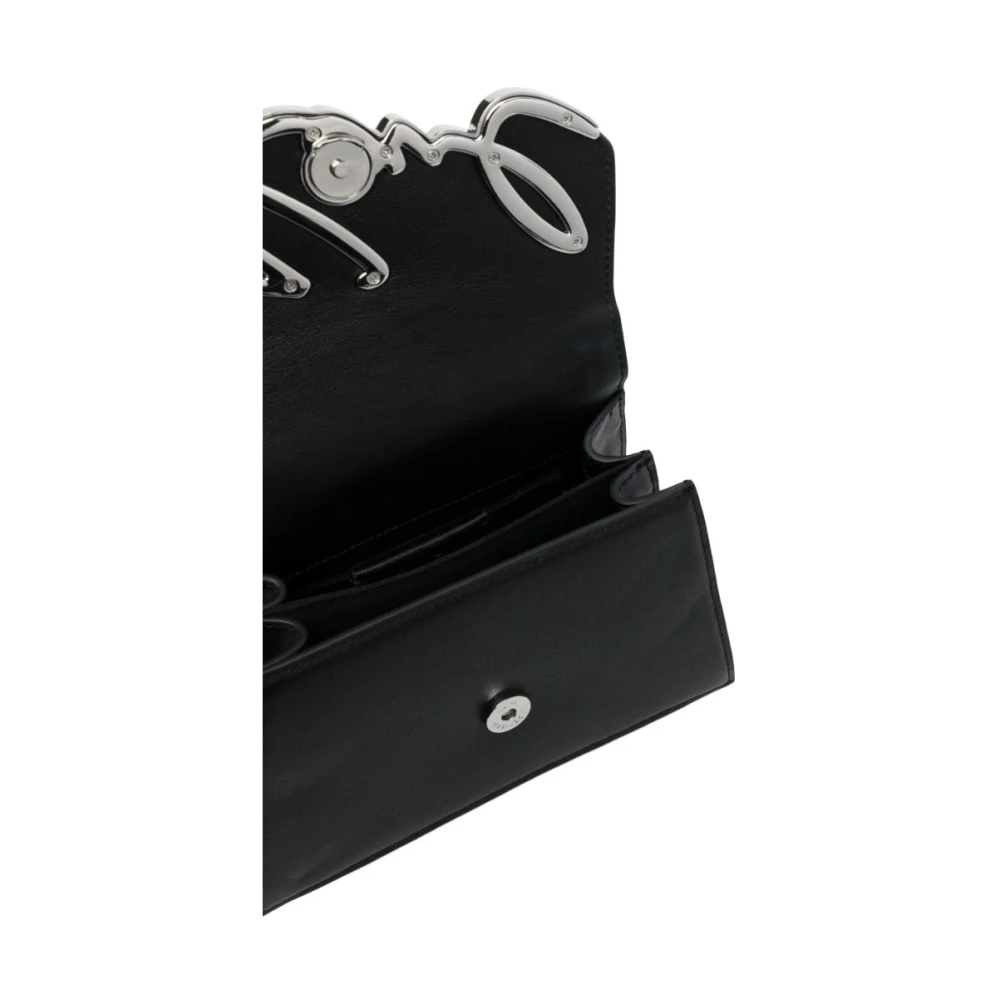 Karl Lagerfeld Crossbody S Zwart Logo Zilver Black Dames