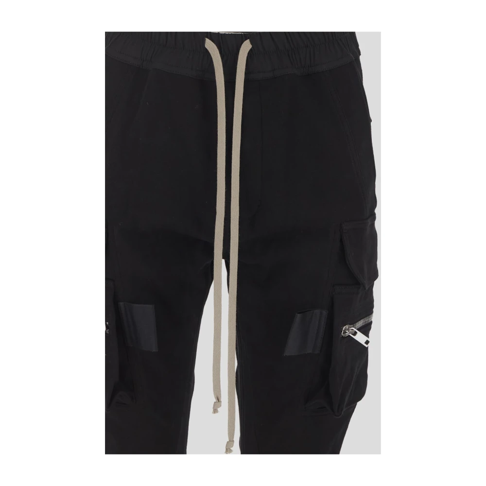 Rick Owens Mastodon Cargo Broek Black Dames