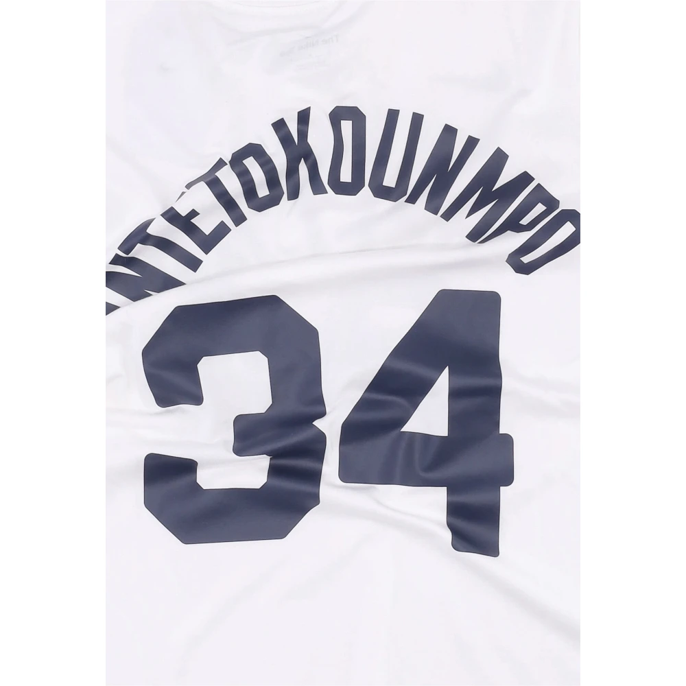 Nike Giannis Antetokounmpo Griekenland Basketbal Tee White Heren