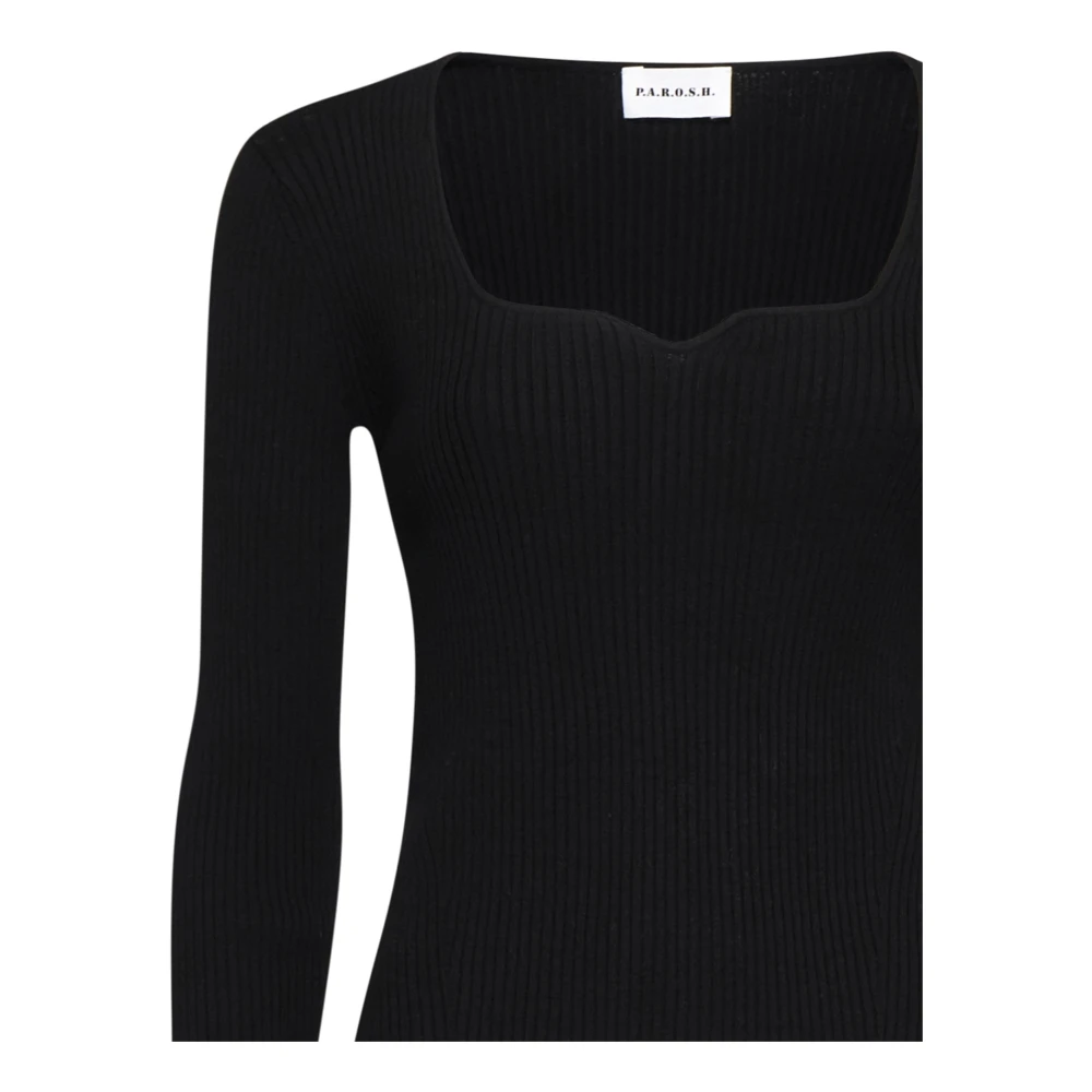 P.a.r.o.s.h. Zwarte Trui Collectie Black Dames