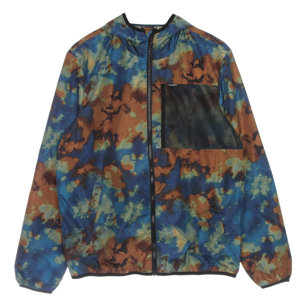 Element Donkere Magma Windbreaker Jas met Capuchon Multicolor Heren