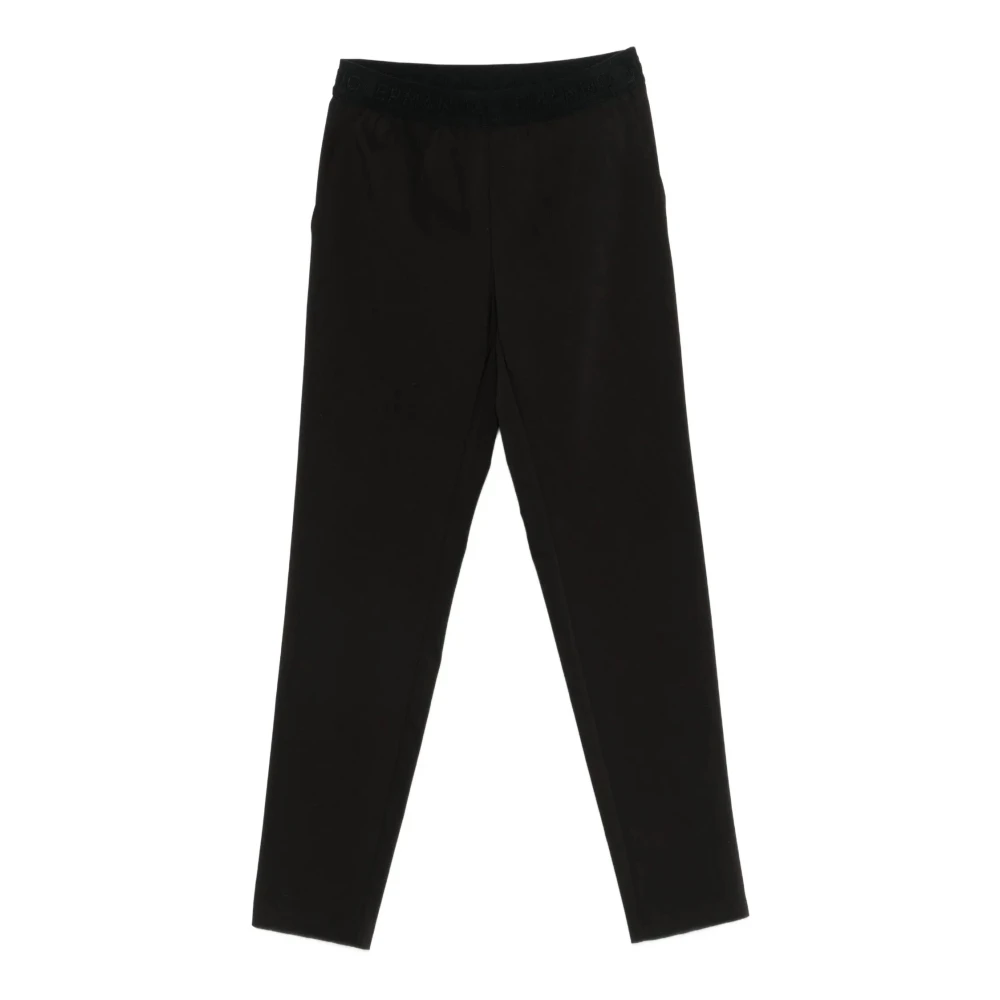 Ermanno Scervino Women's Black Tapered Trousers, 2XS, Tapered Trousers