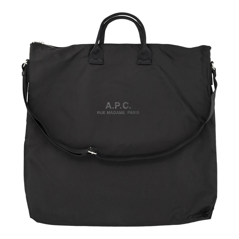 A.p.c. Men's Black Backstage Crossbody - Cross Body Bags - One Size - Bags
