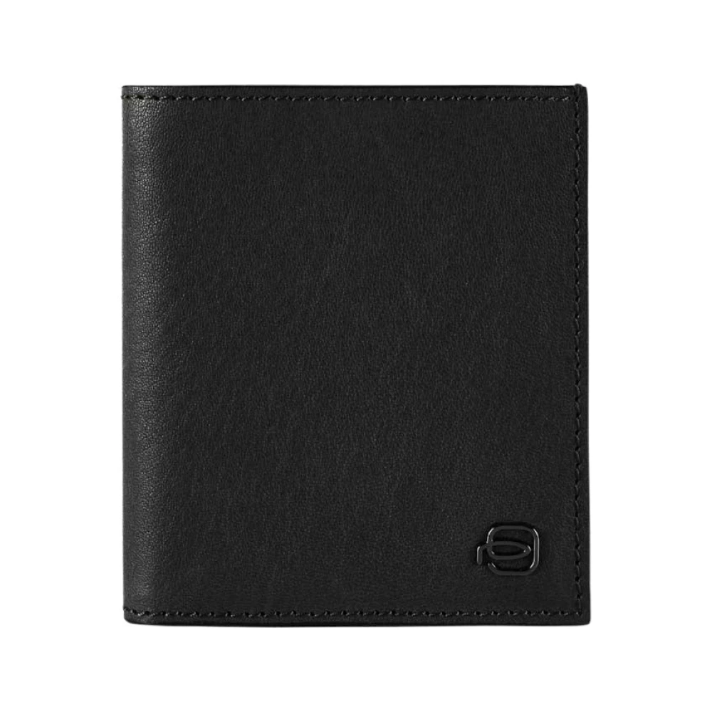 Piquadro Men's Black Credit Card Holder - Wallets & Cardholders - One Size - Accessories