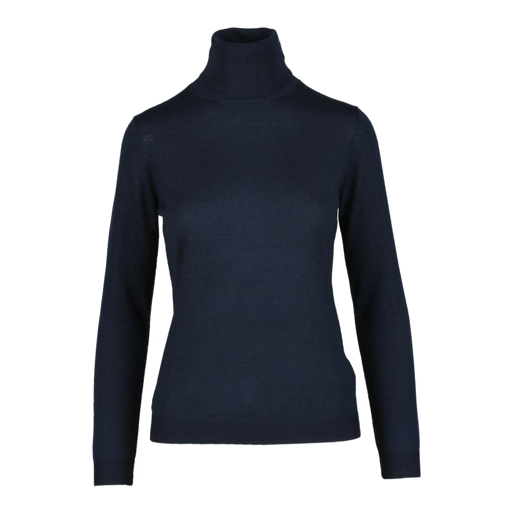 Ballantyne Wollen Gebreide Trui Blue Dames