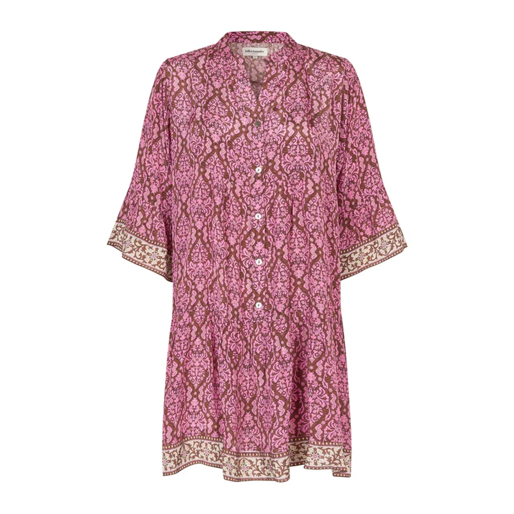 Lollys Laundry Roze Zomer Korte Jurk Pink Dames