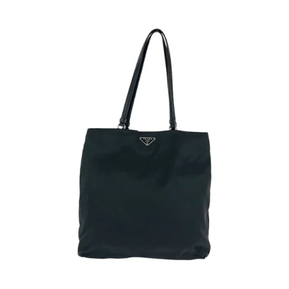 Prada Vintage Pre-owned Canvas totes Black Dames
