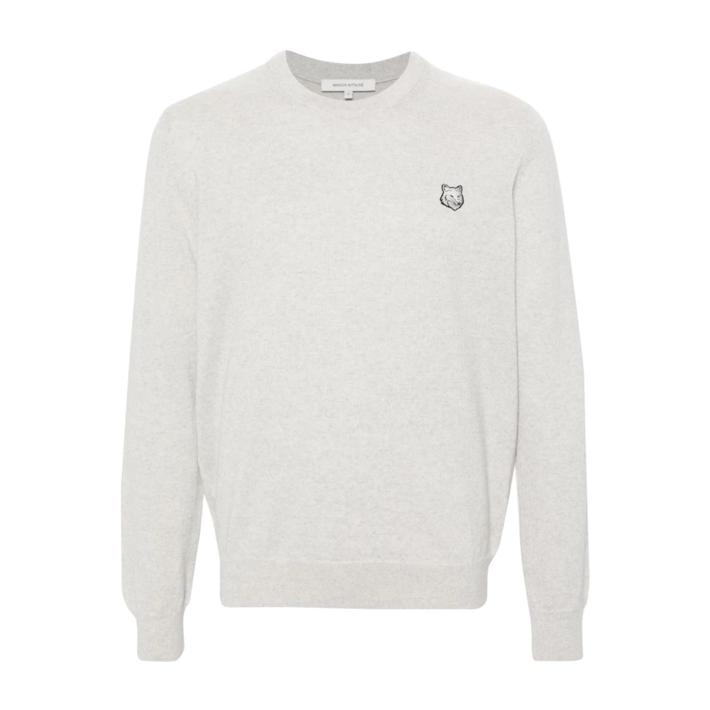 Maison Kitsuné Grijze Sweatshirt Aw24 Herenmode Gray Heren