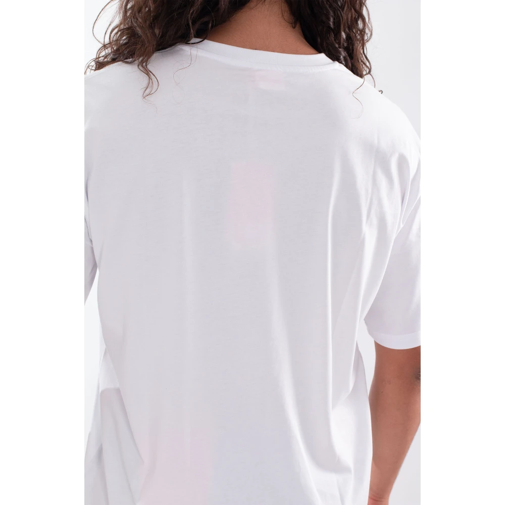 Diesel Oval D Tee Shirt White Heren