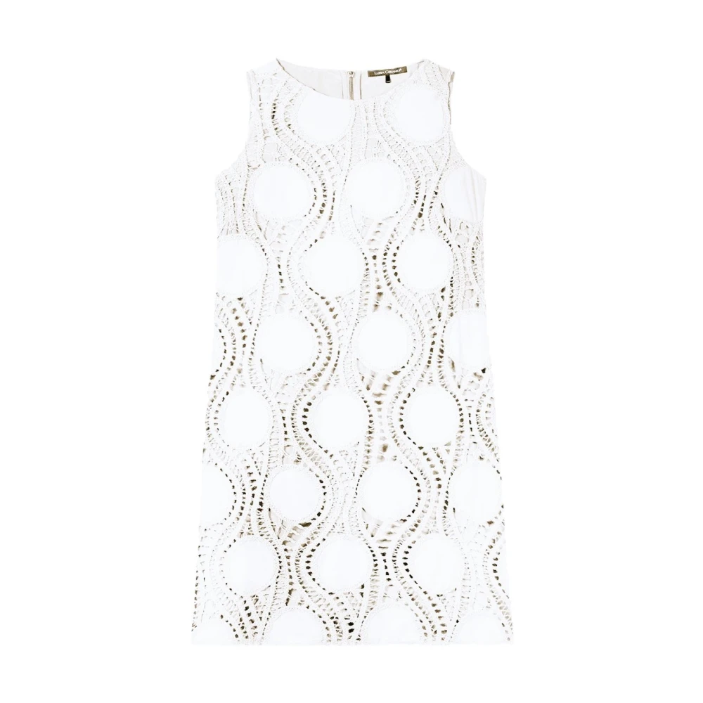 LUISA CERANO Witte Kant Zomerjurk White Dames