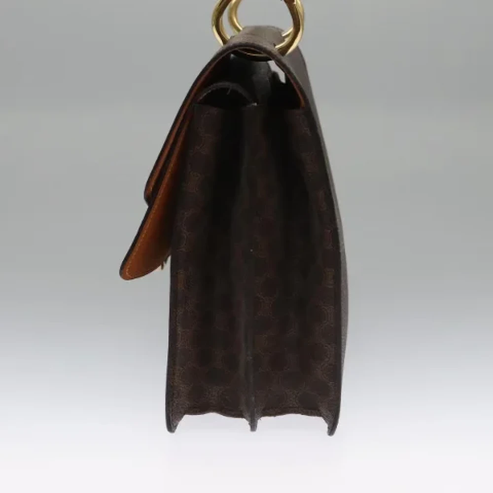 Celine Vintage Pre-owned Leather handbags Brown Dames