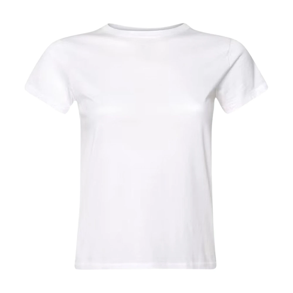 Frame Slim-Fit Crew Neck T-shirt White Dames