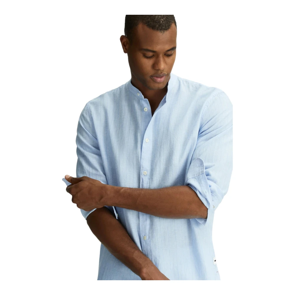 GAS Lange mouwen shirt Blue Heren