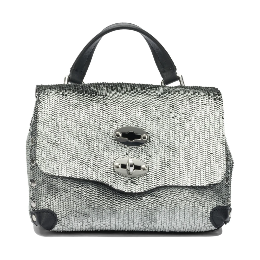 Zanellato , Handbags, Female, Gray, One Size, Postina Baby Bag