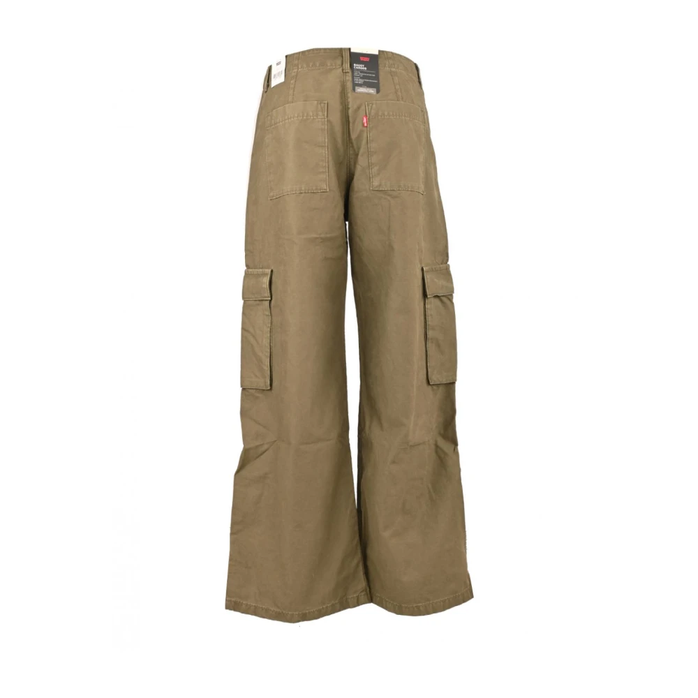 Levi's Katoenen broek Green Dames