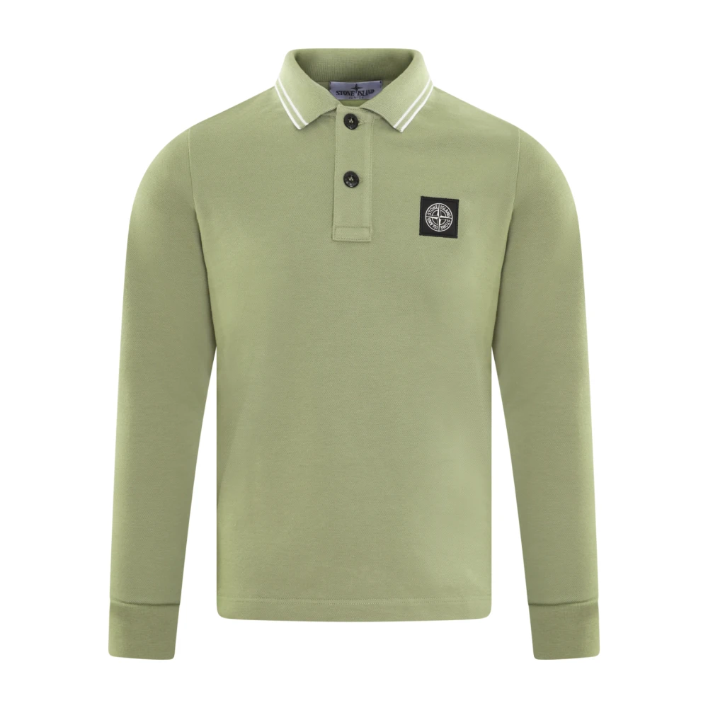 Stone Island Barn Polo Tröja Green, Unisex