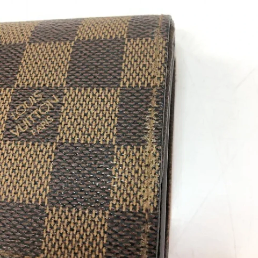 Louis Vuitton Vintage Pre-owned Canvas wallets Brown Dames