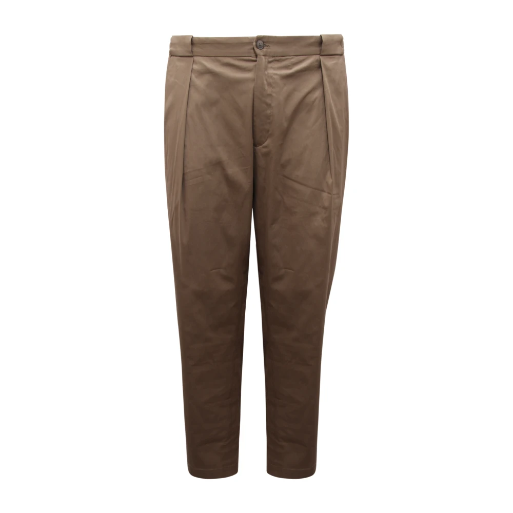 Briglia Men's Green Slim-Fit Trousers, Xl, Portobellos Easy Trousers