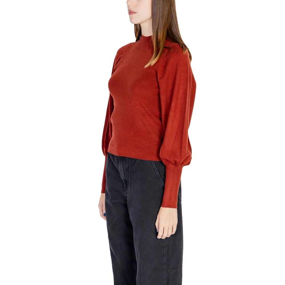 Vero Moda Rode Viscose Gebreide Trui & T-shirt Red Dames