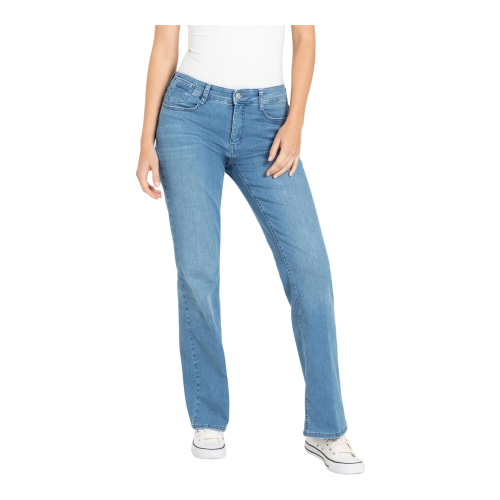 MAC Boot-cut jeans in winterblauw Blue Dames