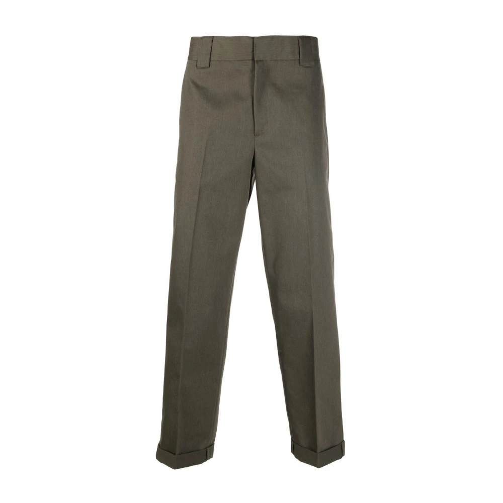 Golden Goose Men's Green Straight Trousers, M, Straight Trousers
