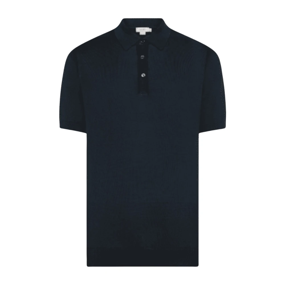 Seventy Blue Polo Shirt - Male - Polo Shirts - S - Tops