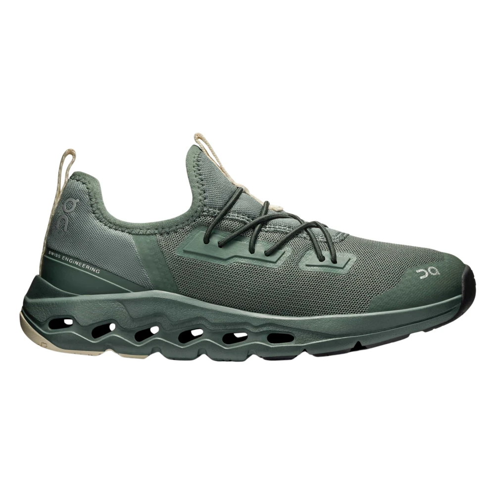 On Running Unisex Kids Green Kids Trainers, 33 Eu, Cloudleap