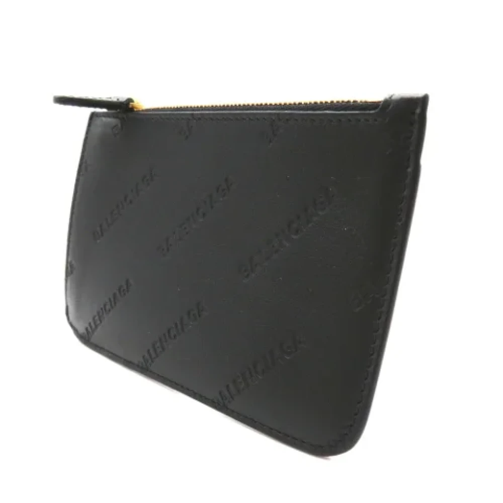 Balenciaga Vintage Pre-owned Leather wallets Black Heren