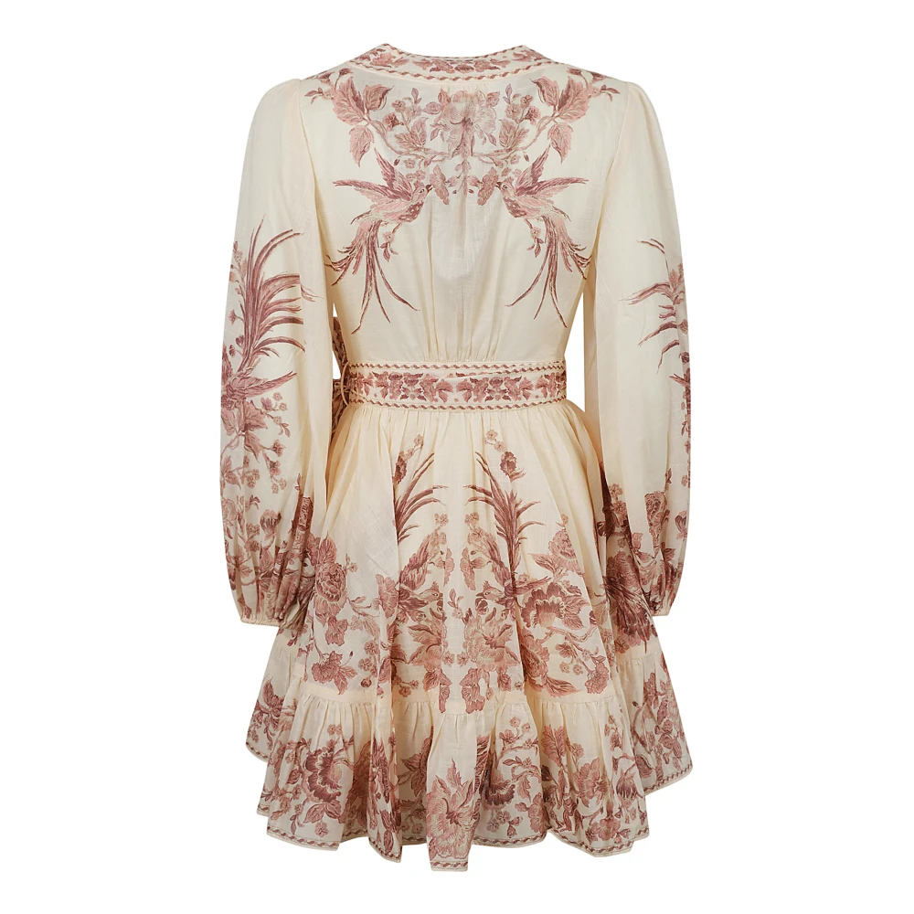 Zimmermann Wrap Mini Jurk Multicolor Dames