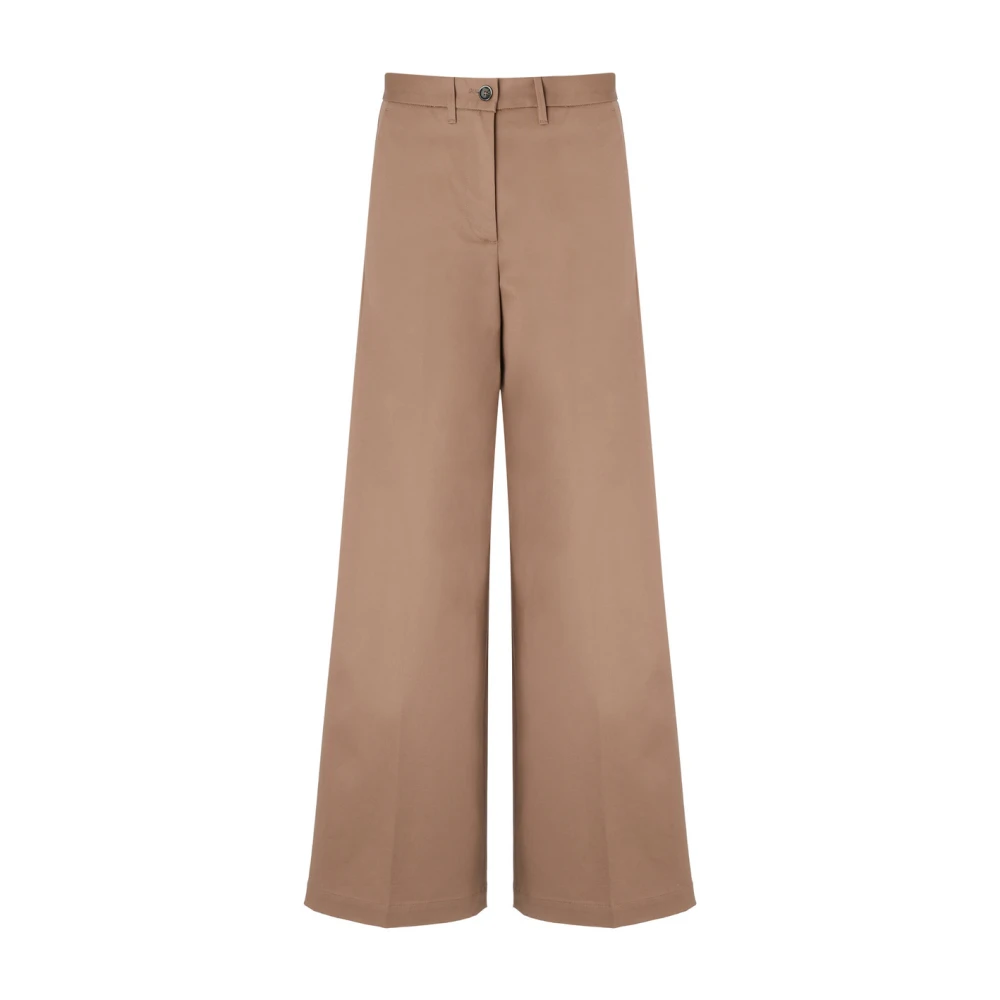 Nine In The Morning Trousers Brown Dames