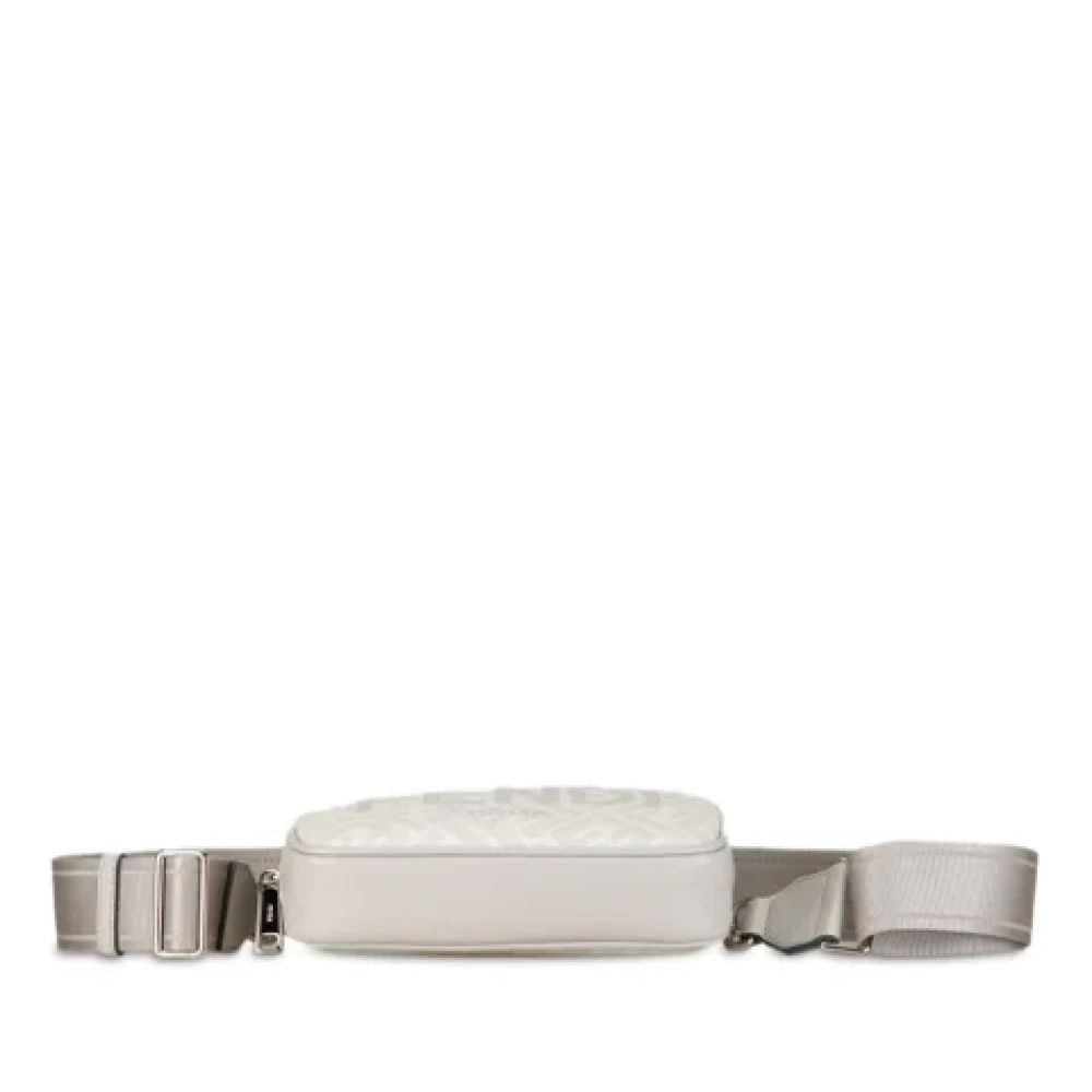 Fendi Vintage Pre-owned Plastic crossbody-bags White Dames