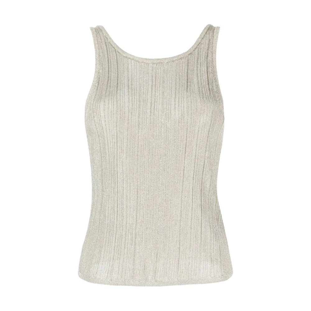Ba&Sh Gray Sleeveless Tops, Female, Xs, Top