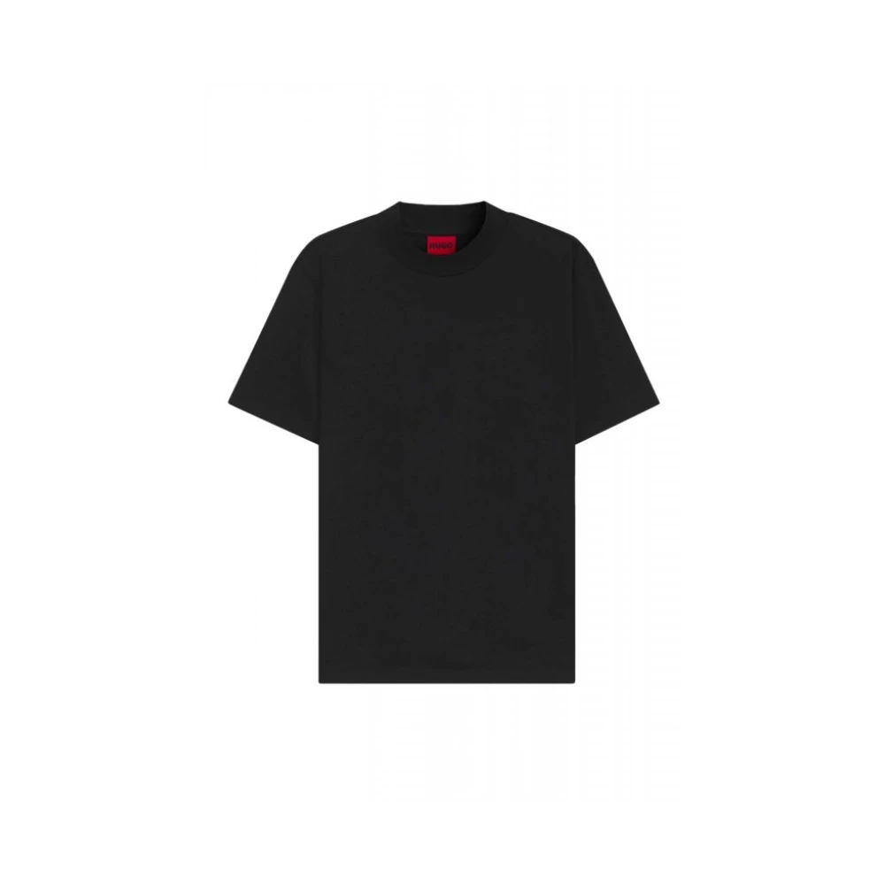 Hugo Uomo Nero T-Shirt In Cotone Elasticizzato - Immagine 2