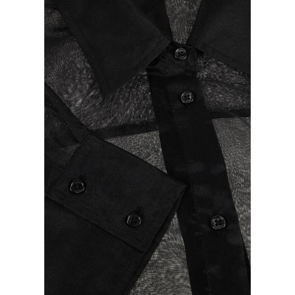 moss copenhagen Zwarte Mschlita Shirt Blouse Black Dames