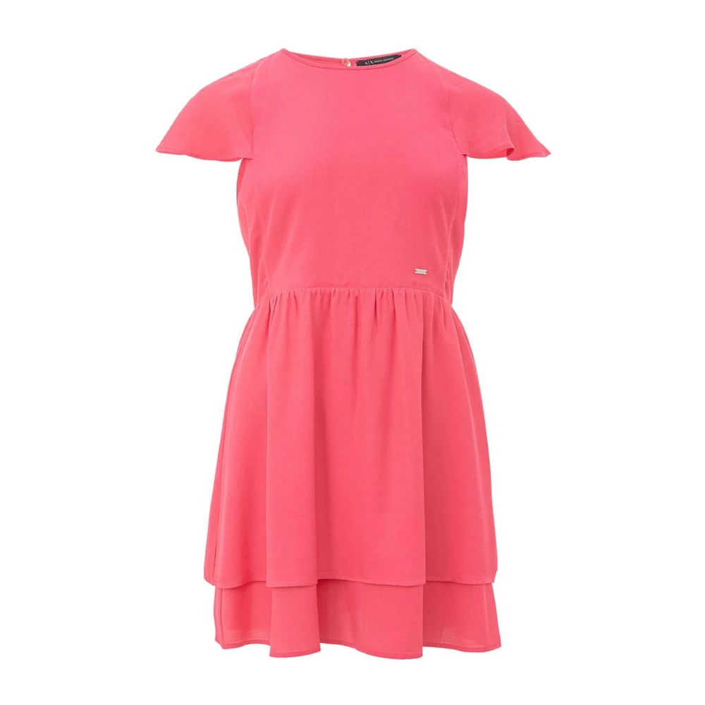 Armani Exchange Rosa Kostymset Med Blazer I Viscos